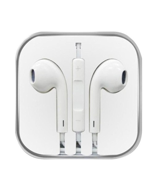 Apple Earpiece 3.5 mm With Remote & Mic – White White